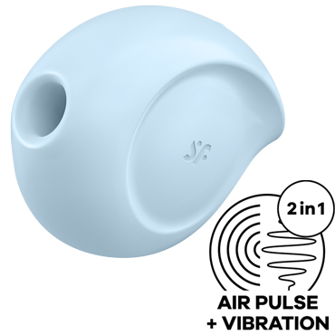 Satisfyer Sugar Rush, голубой, Вакуум-волновой стимулятор клитора с вибрацией