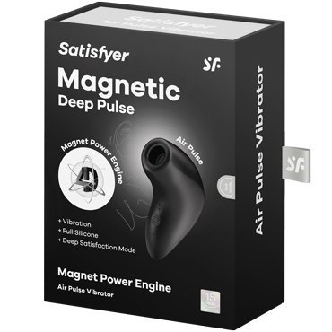 Новинка раздела Секс игрушки - Satisfyer Magnetic Deep Pulse, черный