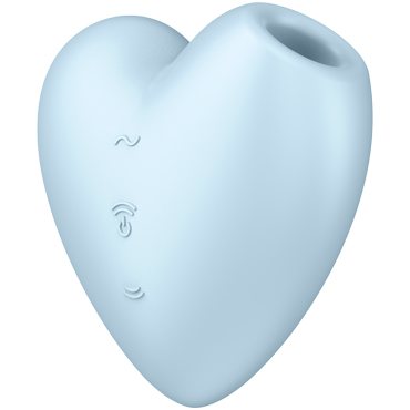 Satisfyer Cutie Heart, голубой - фото, отзывы