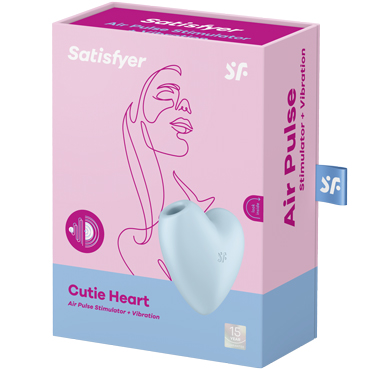 Satisfyer Cutie Heart, голубой - фото 7