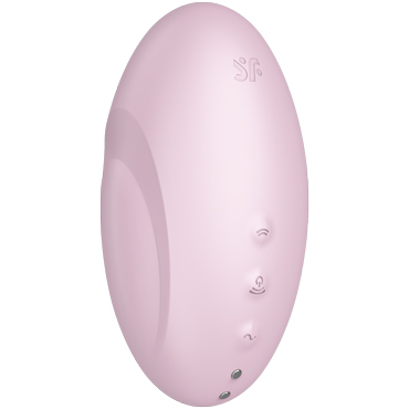 Satisfyer Vulva Lover 3, розовый - Вакуум-волновой стимулятор клитора с вибрацией - купить в секс шопе