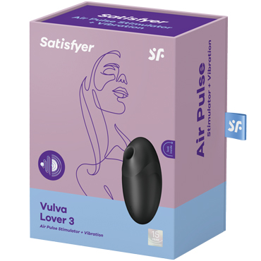 Satisfyer Vulva Lover 3, чёрный - фото 7