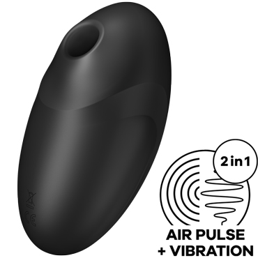Satisfyer Vulva Lover 3, чёрный, Вакуум-волновой стимулятор клитора с вибрацией