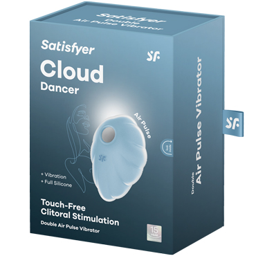 Satisfyer Cloud Dancer, голубой - подробные фото в секс шопе Condom-Shop