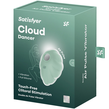 Satisfyer Cloud Dancer, мятный - подробные фото в секс шопе Condom-Shop