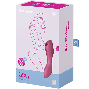 Satisfyer Curvy Trinity 3, красный - фото 7