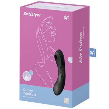 Satisfyer Curvy Trinity 4, чёрный - фото 7