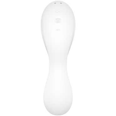 Satisfyer Curvy Trinity 5+ Connect App, белый, Вакуум-волновой стимулятор клитора с вибрацией и вибратор точки G и другие товары Satisfyer с фото