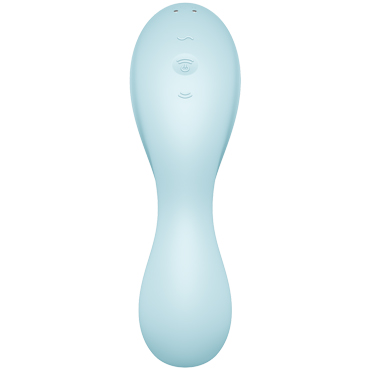 Satisfyer Curvy Trinity 5+ Connect App, голубой, Вакуум-волновой стимулятор клитора с вибрацией и вибратор точки G и другие товары Satisfyer с фото