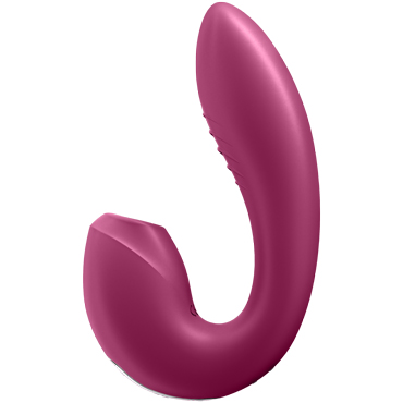 Satisfyer Sunray Connect App, розовый - Вибратор с вакуум-волновым стимулятором и управлением через приложение - купить в секс шопе