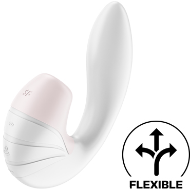 Satisfyer Supernova, белый, Вибратор с вакуум-волновым стимулятором