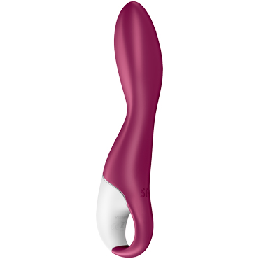 Satisfyer Heated Thrill Connect App, бордовый - Вибратор с подогревом и управлением через приложение - купить в секс шопе