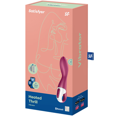 Satisfyer Heated Thrill Connect App, бордовый - фото 7