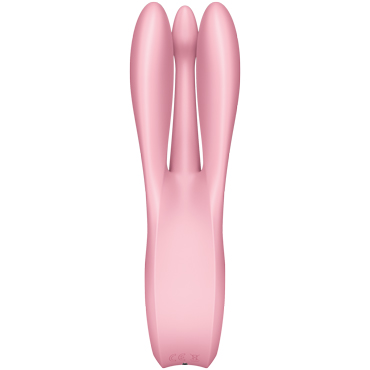 Satisfyer Threesome 1, розовый, Вибростимулятор для клитора и половых губ и другие товары Satisfyer с фото