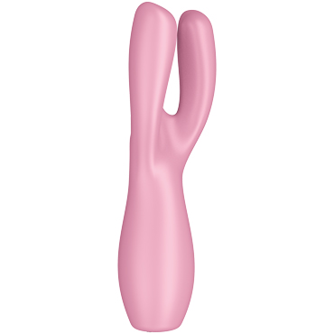 Satisfyer Threesome 3, розовый - подробные фото в секс шопе Condom-Shop