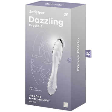 Новинка раздела Секс игрушки - Satisfyer Dazzling Crystal 1, прозрачный