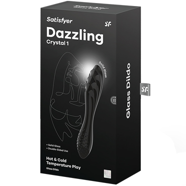 Новинка раздела Секс игрушки - Satisfyer Dazzling Crystal 1, черный