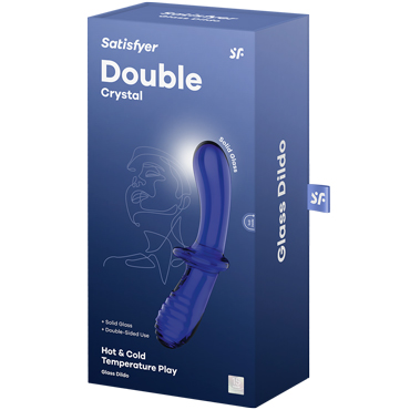 Новинка раздела Секс игрушки - Satisfyer Double Crystal, голубой