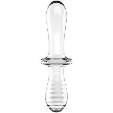 Satisfyer Double Crystal, прозрачный - фото, отзывы