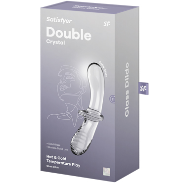 Новинка раздела Секс игрушки - Satisfyer Double Crystal, прозрачный