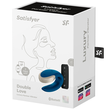 Satisfyer Double Love Connect App, синий - фото 8