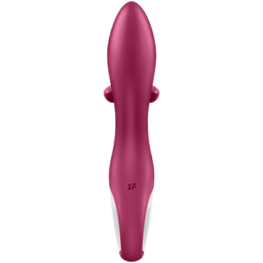 Satisfyer Embrace Me, красный, Подвижный вибратор с клиторальным отростком и другие товары Satisfyer с фото