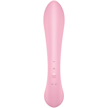 Satisfyer Triple Oh, розовый, Вибратор с клиторальным отростком и другие товары Satisfyer с фото