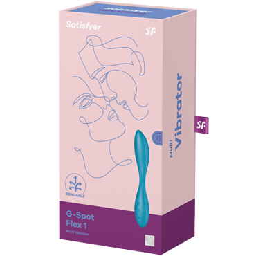 Satisfyer G-Spot Flex 1, бирюзовый - подробные фото в секс шопе Condom-Shop