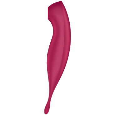 Satisfyer Twirling Pro Connect App, красный - Точечный виброротатор с вакуум-волновой стимуляцией и управлением через приложение - купить в секс шопе