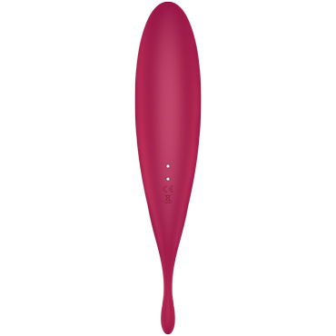 Satisfyer Twirling Pro Connect App, красный, Точечный виброротатор с вакуум-волновой стимуляцией и управлением через приложение и другие товары Satisfyer с фото