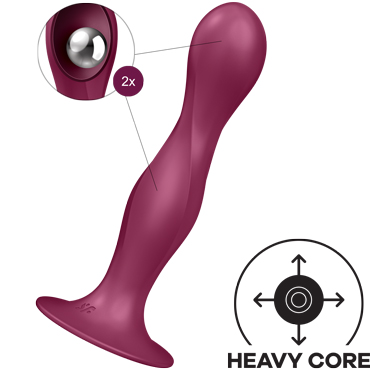 Satisfyer Double Ball-R, красный