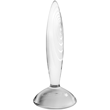 Satisfyer Sparkling Crystal, прозрачный, Фаллоимитатор из стекла с ограничителем и другие товары Satisfyer с фото