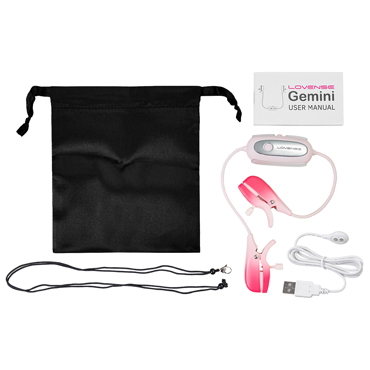 Lovense Gemini - Вибромассажер для сосков - купить в секс шопе