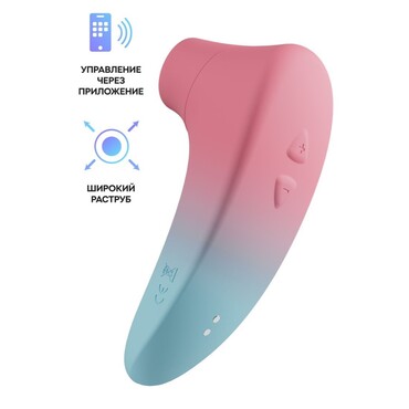 Вакуммно-волновой стимулятор клитора LOVENSE Tenera 2 PulseSense, силикон, розовый