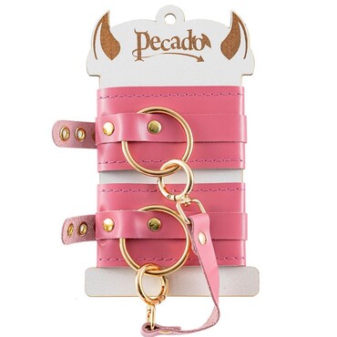 Оковы Pecado BDSM, однослойные, розовые -  - купить в секс шопе