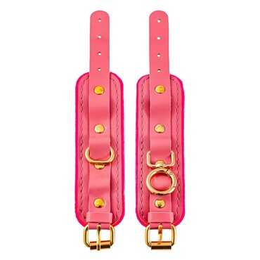 Наручники-браслеты Pecado BDSM, «МИНИ», розовые - фото, отзывы