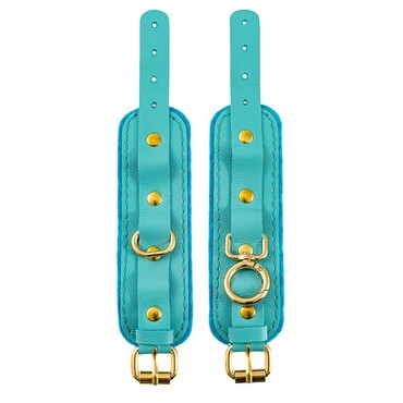 Наручники-браслеты Pecado BDSM, «МИНИ», голубое - фото, отзывы