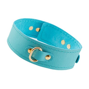 Ошейник Pecado BDSM, голубой