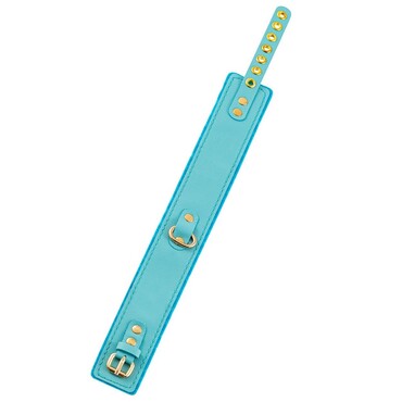 Ошейник Pecado BDSM, двуслойный, голубой - фото, отзывы