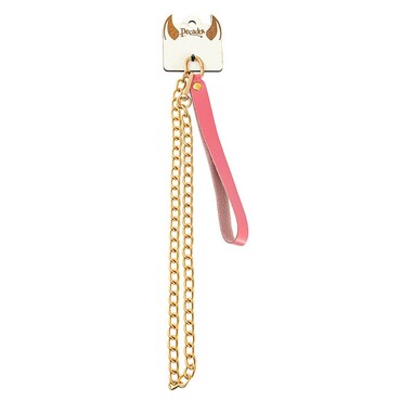 Поводок Pecado BDSM, с карабином для ошейника, розовый - фото, отзывы