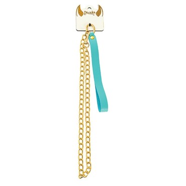 Поводок Pecado BDSM, с карабином для ошейника, голубой - фото, отзывы