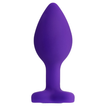 Анальная пробка ToDo by Toyfa Diamond Heart, фиолетовая - фото, отзывы
