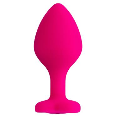 Анальная пробка ToDo by Toyfa Diamond Heart, розовая - фото, отзывы