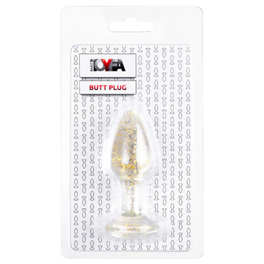 Новинка раздела Секс игрушки - Анальная пробка TOYFA Basic, золотая