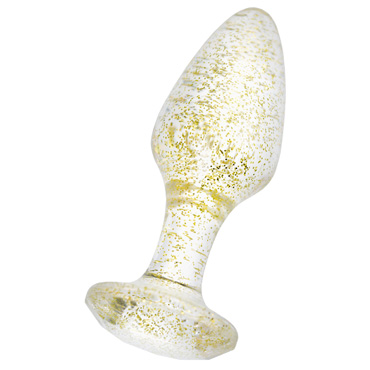 Анальная пробка TOYFA Basic, золотая