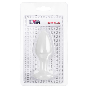 Новинка раздела Секс игрушки - Анальная пробка TOYFA Basic, белая