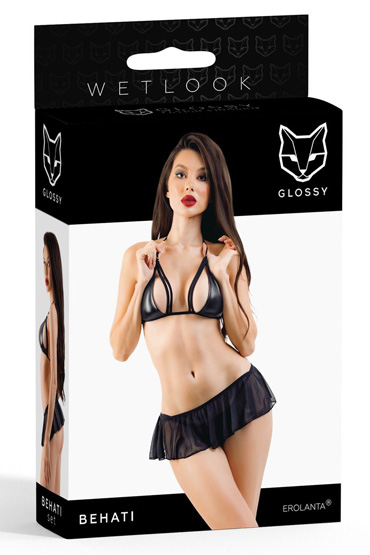 Новинка раздела Эротическое белье и одежда - Glossy Behati, черный