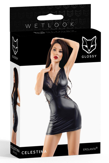 Новинка раздела Эротическое белье и одежда - Glossy Celestina, черное