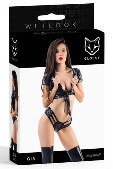 Новинка раздела Эротическое белье и одежда - Glossy Gia, черный