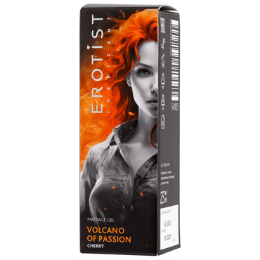 Новинка раздела Интимные смазки и косметика - Гель Erotist VOLCANO OF PASSION: CHERRY, 25 мл